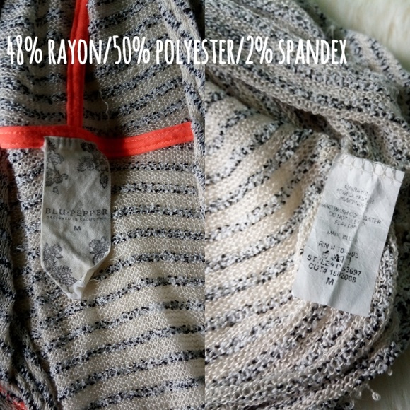 Lot of 2 Hoodie Beach Swim Cover Tops M - Picture 6 of 8